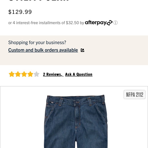 Carhartt FR Force Rugged Flex , relax fit utility jean - Picture 3 of 3